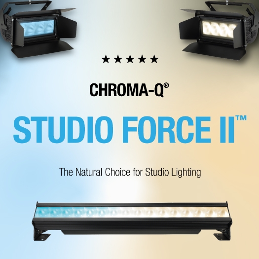 Chroma-Q Continues to Support Production with Brilliant Solutions on Major Titles