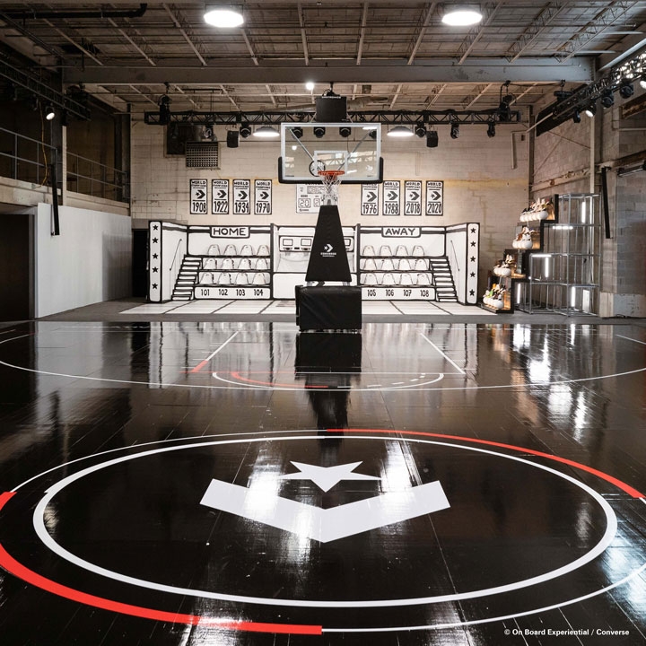 Chroma-Q® Space Force™ fixture creates the feeling of an NBA Basketball Court