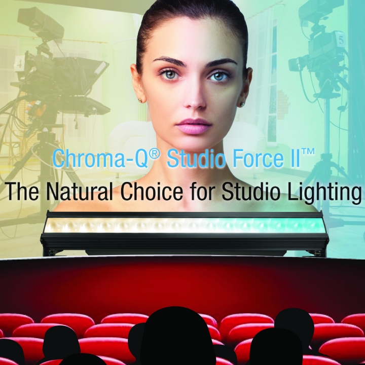 Chroma-Q Studio Force II Natural Choice for Studio Lighting Makes UK Debut at PLASA Focus Leeds 2018